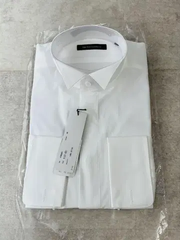 새상품 윙카라 셔츠 화이트 결혼식 신랑 S 사이즈