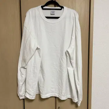 Champion T1011 헤비 웨이트 티셔츠 X-LARGE 화이트