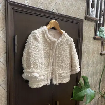 FOXEY BOUTIQUE 반팔 가디건 아이보리 미사용 새상품