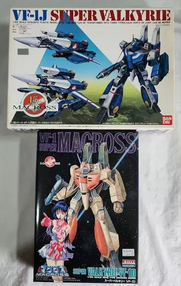 1/100 '마크로스 / 가변 슈퍼 발키리 & 슈퍼 발키리' 세트