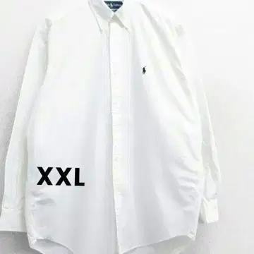 Ralph Lauren 화이트 긴팔 셔츠 2XL