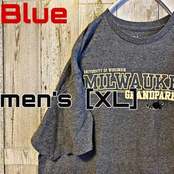 CC-8 [Blue] 프린트 티셔츠 men's [XL]