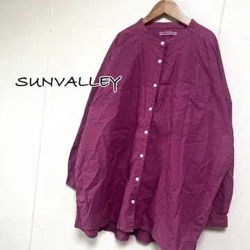 Sunvalley 선밸리 옥스 일본 제품 염색 노카라 셔츠
