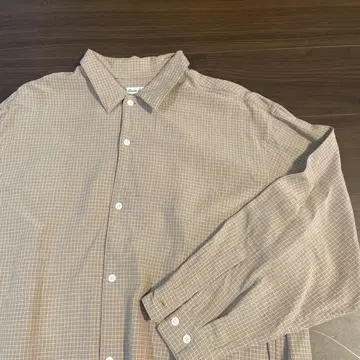 steven alan 체크 무늬 긴팔 셔츠 L