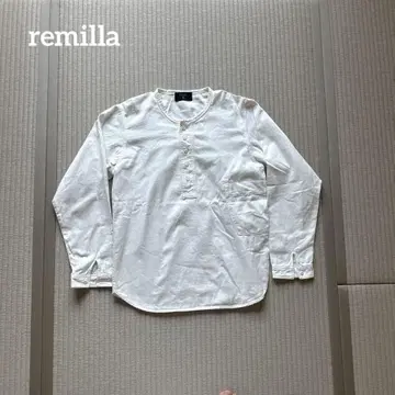 remilla / 밴드 카라 긴팔 셔츠