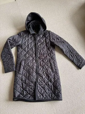 LAVENHAM 퀼팅 자켓 후드 부착