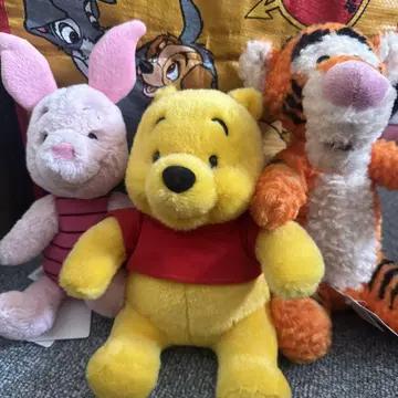 푸우 티거 피글렛 봉제 인형 세트