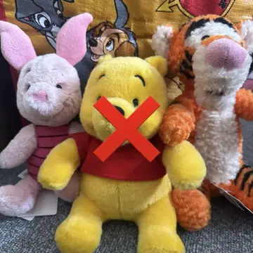 푸우 티거 피글렛 봉제 인형 세트