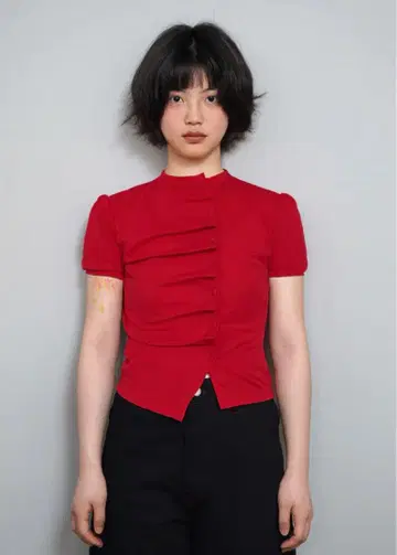 Tie.Me 반팔 탑 가디건