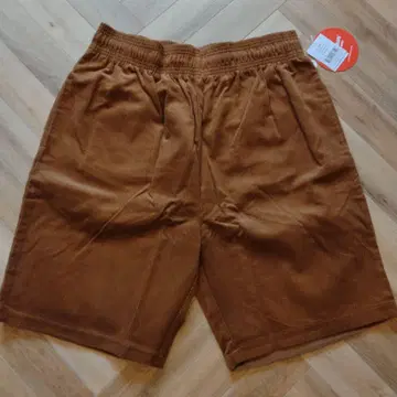 코듀로이 숏 팬츠 XL 브라운