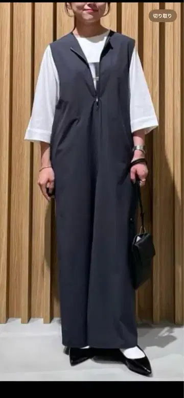 클로브 프론트 지퍼 원피스