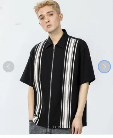 xlarge KNIT PANELED SHIRT L 사이즈