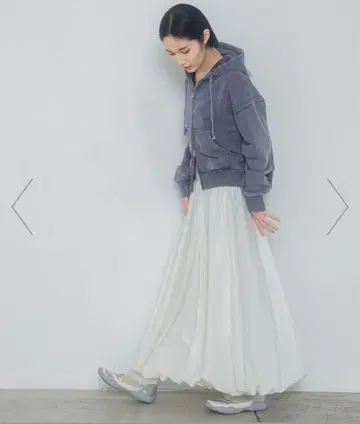 JEANASIS 지나시스 2way 드로스트 벌룬 롱 스커트