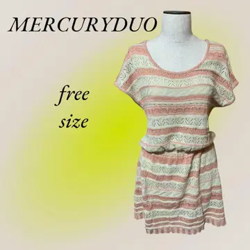 MERCURYDUO 머큐리 듀오 원피스 레이스 니트 F