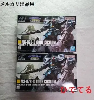 2개 묶음 판매 HG 구프 커스텀 1/144 MS-07B-3
