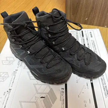 Mammut 하이컷 트레킹 슈즈 블랙 27cm