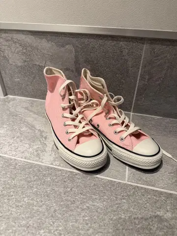 컨버스 올스타 핑크 하이컷 스니커즈 23.5cm