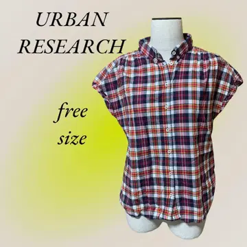 URBANRESEARCH 어반 리서치 체크 셔츠 BD 프리
