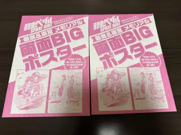 약한 페달 SPARE BIKE 양면 BIG 포스터
