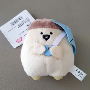 문구와 함께 비와 수국 마스코트 키체인 GiGO 푸딩