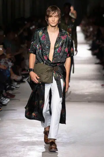 DRIES VAN NOTEN 20SS 실크 셔츠 드리스반노튼