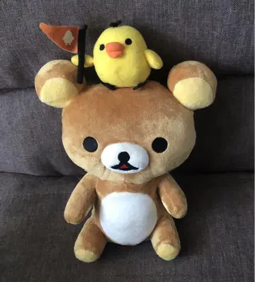 리락쿠마 키이로이토리와 함께 봉제 인형