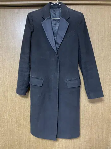 HELMUT LANG 체스터 코트 몰스킨