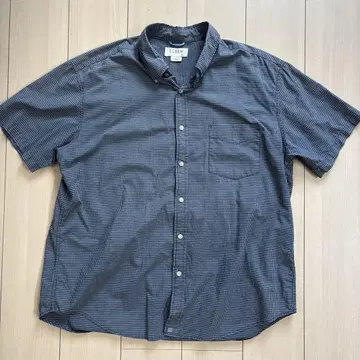 00s J.CREW 반팔 셔츠 XL 체크