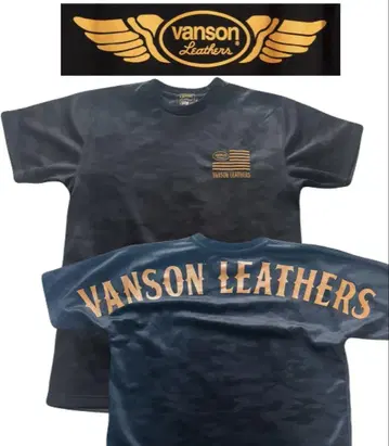 [거의 미사용] VANSON 반스 반팔 티셔츠 XL