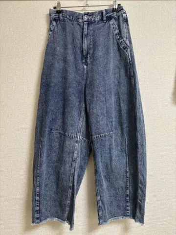 니코앤드 셀프 컷 배럴 팬츠
