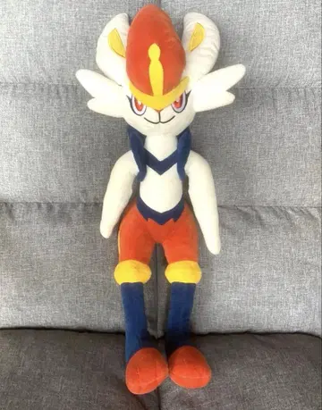 포켓몬 에이스번 봉제 인형 약 50cm