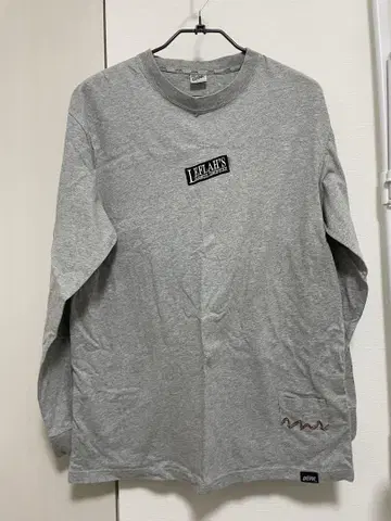 LEFLAH X-LARGE 그레이 긴팔 티셔츠