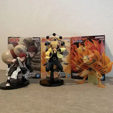 NARUTO 피규어 3종 세트 가아라, 나루토, 쿠라마