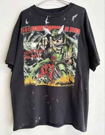S.O.D (stormtroopers of death) 밴딩 티셔츠 XL