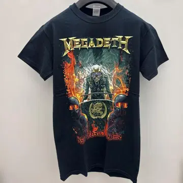 Megadeth New World Order 티셔츠 S 사이즈