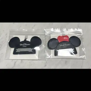 프론티어 우드 크라프트 키체인 이어햇 미키 미니 디즈니