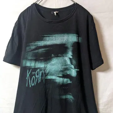 KORN 콘 메탈 밴딩 티셔츠 e497