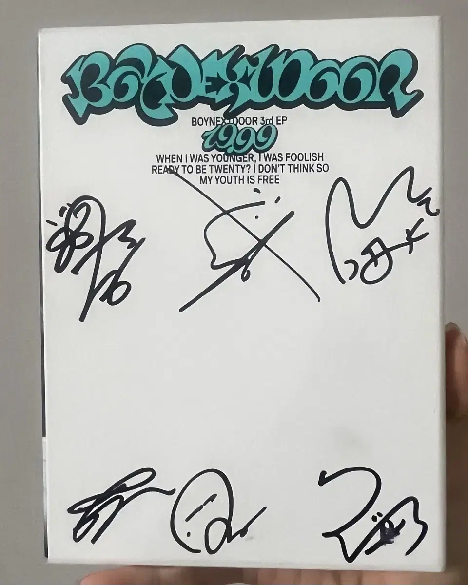 Not for sale) Boynextdoor autographed album 19.99 poca jaehyun sungho san