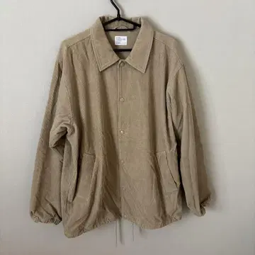 UPPER FIELD DONE 베이지 코듀로이 속기모 자켓