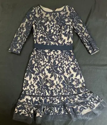 TADASHI SHOJI 레이스 패턴 원피스 0 사이즈