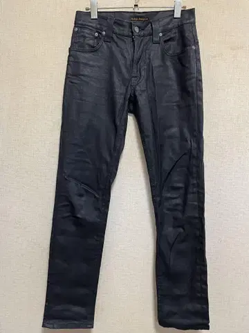 Nudie Jeans 누디진 블랙 데님 코팅 가공