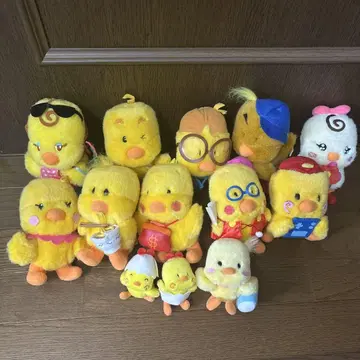 치킨 라면 치키라즈 봉제 인형 세트