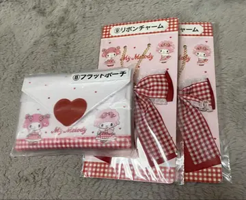 마이멜로디 산리오 복권 파우치 리본 참