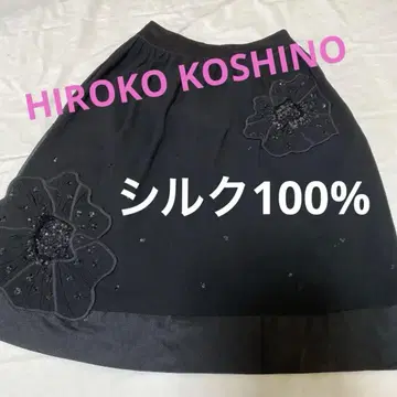 HIROKO KOSHINO 실크 100% 스커트