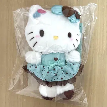산리오 마스코트 홀더 초코 민트 헬로키티