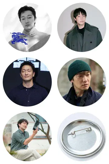 송석 캔뱃지 핀 배지 5개 1500엔 한국 드라마 나인 퍼즐 사진