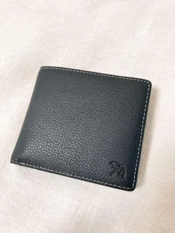 ASHFORD 블랙 접이식 지갑
