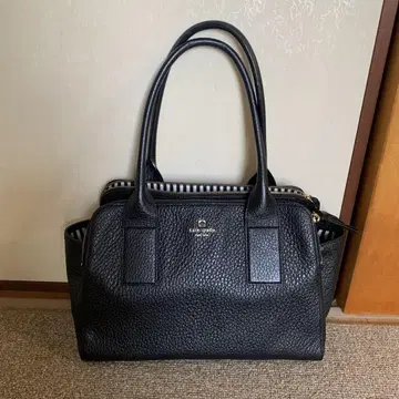 kate spade 블랙 가죽 토트백