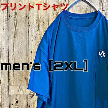 BP-7 프린트 티셔츠 로봇 men's [2XL] 블루 계열