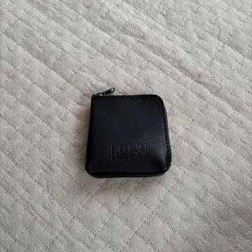 MHL 블랙 가죽 코인 케이스
